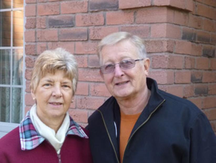 Gerry Wilhelmus met zijn vrouw Jo-Ann: "Schrijf maar dat we antique Dutch spreken."